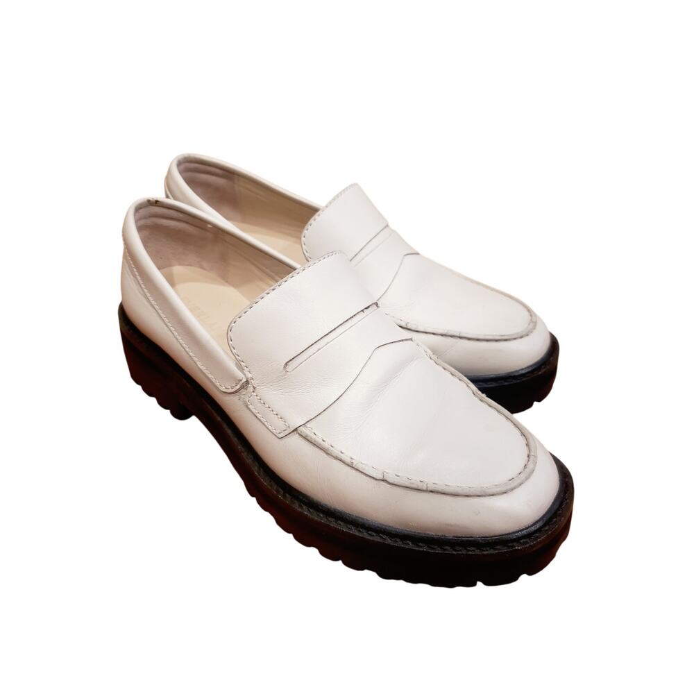 Everlane Lug Sole Loafer in Parchment Size 7 - Picture 3 of 9
